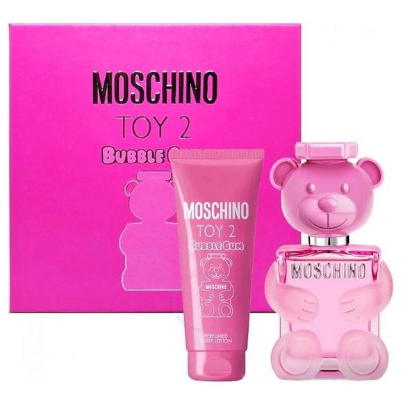 Moschino Other - MOSCHINO TOY 2 BUBBLEGUM 2-Piece Set EDP SPRAY + BODY LOTION NEW in GIFT BOX!